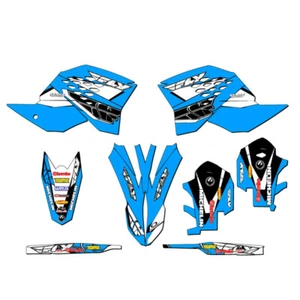 2007-2010 SXF 13 FLY Sky Blue Senge Graphics Kit Compatible with KTM - Picture 1 of 10