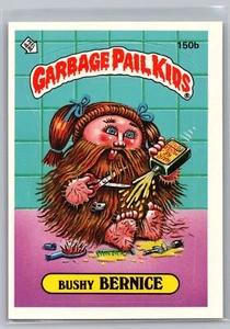 1986 Topps Garbage Pail Kids Series 4 #150b Bushy Bernice - Picture 1 of 2