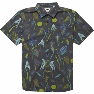 Camisa VISSLA Para Hombre S/S Eco Tejida Abotonada WEIRD WEEDS - NEGRA - XLarge - ÚLTIMA - Imagen 1 de 1