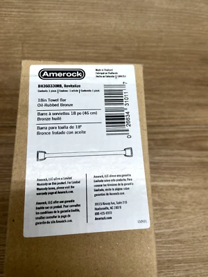 BH36033ORB | Oil Rubbed Bronze Towel Bar | 18 in Towel Rack, Oil Rubbed Bronze Foto 1 de 2