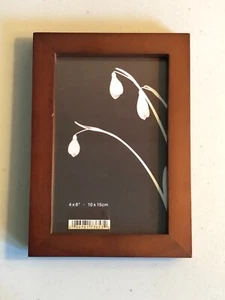 Prinz Ltd. Espresso Wood 4x6 Photo Frame for Tabletop Display or Wall Mount - Picture 1 of 12