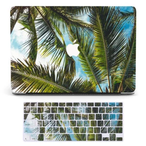 Sky Coconut Tree Case For Macbook Air 15 13 Pro 16 14 11 12 inch +Keyboard Cover - Picture 1 of 13