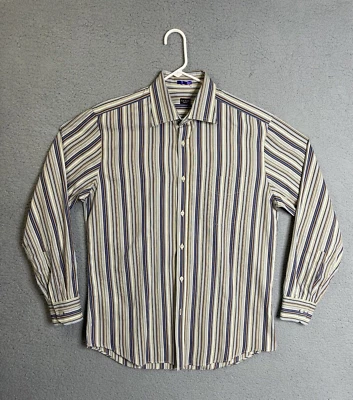 Camisa de vestir a rayas Paul Smith London para hombre hecha en Italia 17/43 Foto 1 de 4
