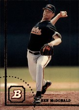 1994 Bowman Baltimore Orioles Baseball Card #459 Ben McDonald