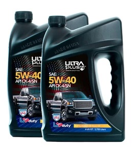 Ultra1Plus 5W-40 Full Synthetic HD Motor Oil API CK-4/SN – 2 Gal (8 QTS) - Picture 1 of 9