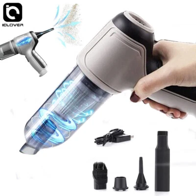 3in1 Wireless Car Vacuum Cleaner Household 9000Pa Strong Suction Mini Cleaner - Image 1 of 4