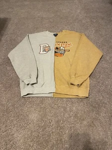 Vintage BDG Urban Outfitters Graphic Print Splice Sweatshirt Crewneck Medium - Picture 1 of 3