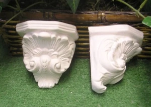 7534 kleine korinthische Regalwinkel Corbel Latex Fiberglas Produktionsform - Bild 1 von 1