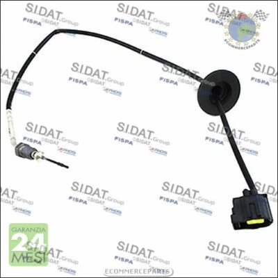 Sensore temperatura gas scarico Sidat per CITROEN C4 MITSUBISHI OUTLANDER II AS - Immagine 1 di 3