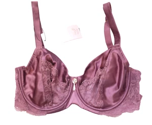 M & S ROSIE AUTOGRAPH NON PADDED BALCONY BRA 38G SILK LACE PINK MARKS SPENCER - Picture 1 of 2