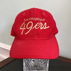 Vintage San Francisco 49ers Sports Specialties Script Snapback Football Hat Wool - Picture 1 of 10