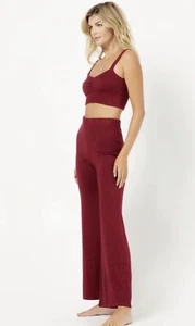 L Space 2 PC Set. ‘Adelyn’ Flare Leg Pant Small & ‘Rosie’ Crop Tank Top Medium - Picture 1 of 18