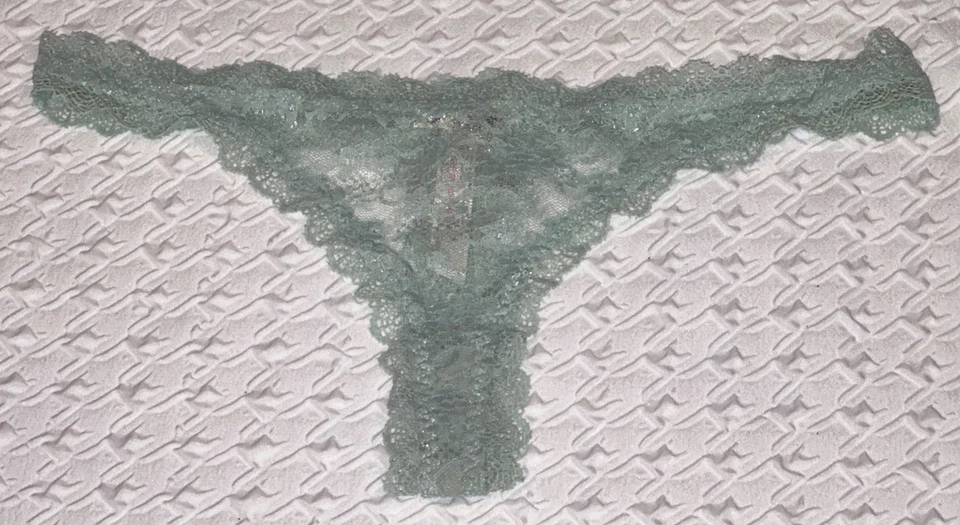 Panty Tanga INTIMATELY FREE PEOPLE Todo Encaje Verde Salvia NUEVO Para Mujer Talla M 6 Foto 1 de 3