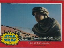 2015 STAR WAR CHROME PERSPECTIVES THE FORCE AWAKENS CARD REY #74