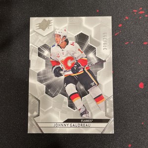 2020-21 Upper Deck SPx JOHNNY GAUDREAU #13 /299 Calgary Flames 🔥 🔴🟡⚪️