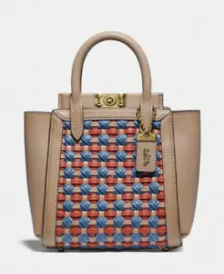 💚 Bolso Bandolera COACH 1941 Troupe Tote 16 Mini Bolso Cartera Bolso de Mano $550 Nuevo con Etiquetas - Imagen 1 de 10