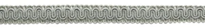 Scroll Gimp Braid Trim, Color# 049 - Silver Grey [Sold By The Yard] - Picture 1 of 1