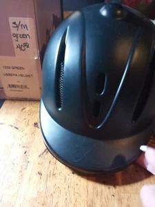 Aegis Ussepa 1002 Equestrian Riding Helmet S/M green -used- - Picture 1 of 5