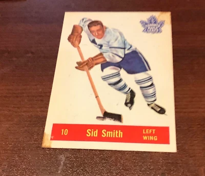 1957 - 58  Parkhurst  #10 Sid Smith  Toronto Maple Leafs - Image 1 of 2