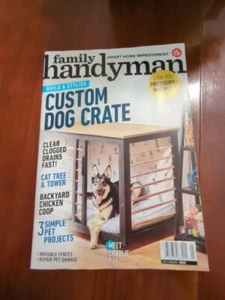Family Handyman Magazine July August 2023 Custom Dog Crate RP - Picture 1 of 3