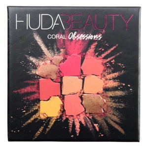 Huda Beauty Palette Ombretti CORAL OSSESSIONS 9 Sfumature Matte Shimmer Metallizzato - Foto 1 di 6