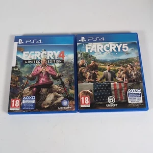 Far Cry 4 y 5 Paquete Playstation PS4 Videojuegos Manuales PAL - Imagen 1 de 8