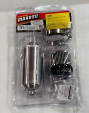 Moroso Dry Sump Breather Tank Catch Can 3/8" NPT Female Inlet 3-1/8" Diameter