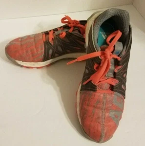 Girls/Womens Adidas Eco Ortholite Sneakers Shoes Size 3 Pink Gray - Picture 1 of 4