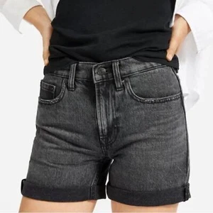 Everlane W Relaxed Denim Shorts in Faded Black Size 26 - Picture 1 of 7