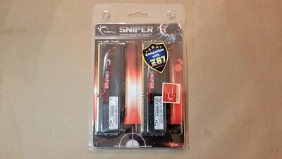 New In Box G.Skill Sniper 8GB (2x4 GB) DDR3 1866 PC3-14900 Desktop RAM Memory - Image 1 of 2