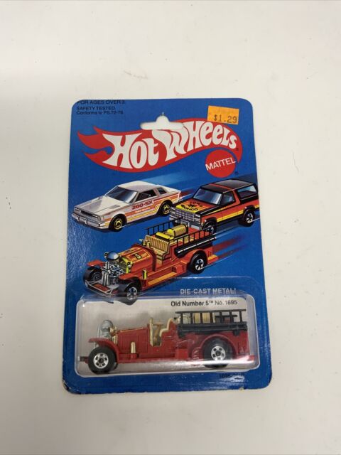 Adelaide, Australia - July 05, 2016:An Isolated Shot Of A 1983 Fire Chief Crash  Car Hot Wheels Diecast Toy Car. Hot Wheels Cars Made By Mattel Are Highly  Sought After Collectables. Stock