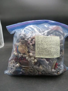 5lbs Assorted Costume Jewelry Lot - Necklaces, Bracelets, Earrings - Pre-Owned - Picture 1 of 11