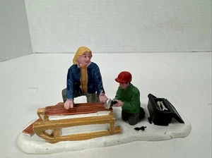 Lemax Building A Sled Christmas Landscape Accessory 72508 - Picture 1 of 8
