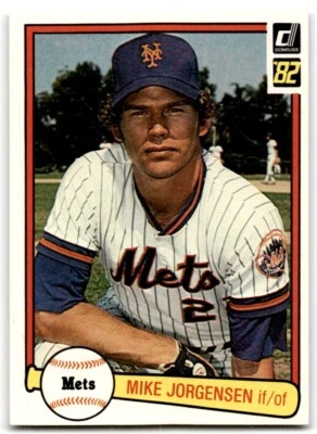 1982 Donruss Mike Jorgensen . New York Mets #224 - Image 1 of 2