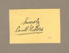 CARROLL GIBBONS - ORIGINAL HAND-SIGNED INDEX CARD 1934  PIANIST &amp; BANDLEADER