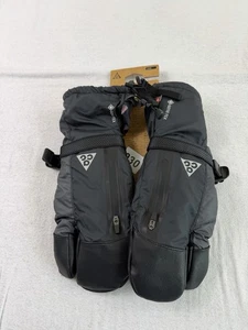 Nike ACG Gore-Tex Therma-FIT ADV GORE-TEX Split Mittens Gloves Black size L $135 - Picture 1 of 6