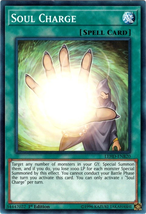 Soul Charge - LEHD-ENB20 - Common - 1st Edition - Heavily Played - Image 1 of 1