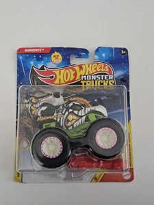 Hot Wheels 2025 Monster Trucks Serie Mezzi Pericoli Rhinomite Die Cast 1:64 - Foto 1 di 6
