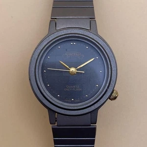 Vincent Grey Flash Titanium Quartz Watch - Vintage, Clean Face, No Major Scratc - Picture 1 of 8