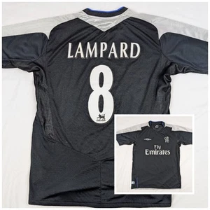 Original Vintage Umbro Chelsea 2004/2005 * LAMPARD 8* Away Shirt - Mens Medium - Picture 1 of 15