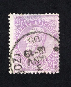 Belgium 1886 stamp Mi# 47 used CV=45.6$ - Picture 1 of 2