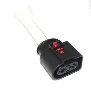 New 2 Pin Connector Plug Housing Pigtail #1K0971955 Fit for VW AUDI - Picture 1 of 5