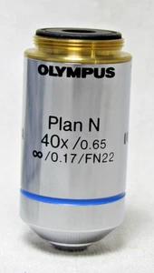 Olympus Objektiv Mikroskop Plan N 40x/0,65 NEU im Karton - Bild 1 von 8