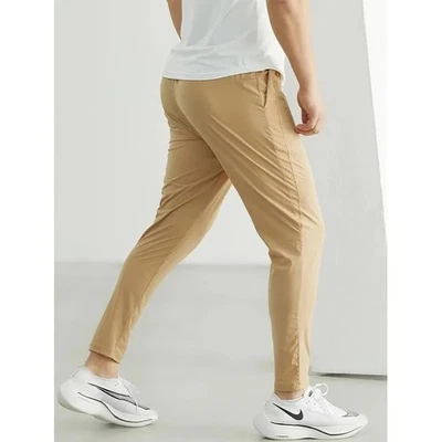 Pantalones para correr de secado rápido elásticos para gimnasio entrenamiento ropa deportiva regalo para hombre Foto 1 de 4