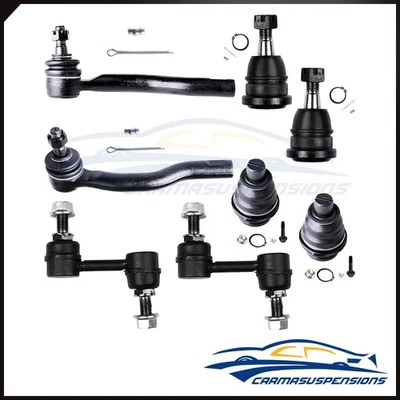 Fits 2004-15 Nissan Titan and Armad 8pcs Complete Front Suspension Kit Sway Bar Foto 1 de 4