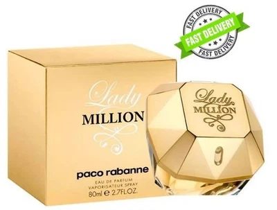 Lady Million Eau de Parfum 80ml Spray  New  Sealed Box . - Image 1 of 2