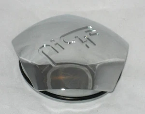 BRAND NEW NICHE BRITANE CHROME 11374 REV2 WHEEL RIM CENTER CAP POP ON W/ O RING  - Picture 1 of 2