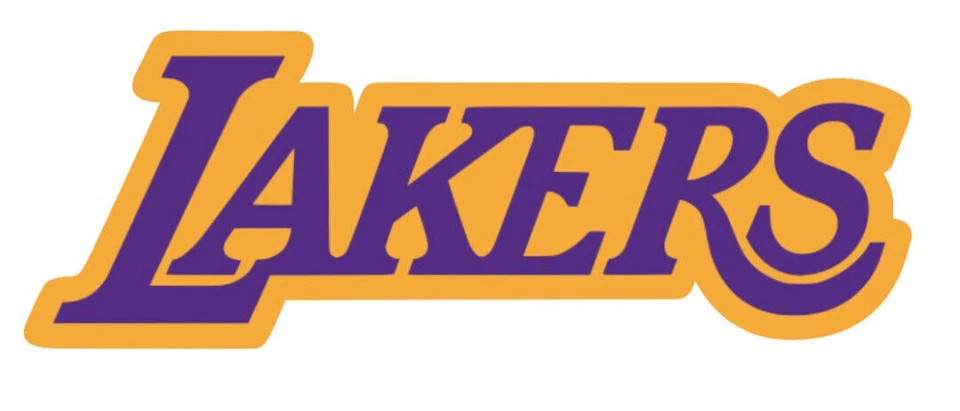 Logotipo Los Angeles Lakers - Adesivo de vinil cortado para todas as condições climáticas NBA vários tamanhos - Imagem 1 de 1
