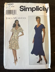Simplicity 7460 Fit Flare Kleid Jessica McClinktock Prinzessin Nähte Rosette 6-10 - Bild 1 von 4