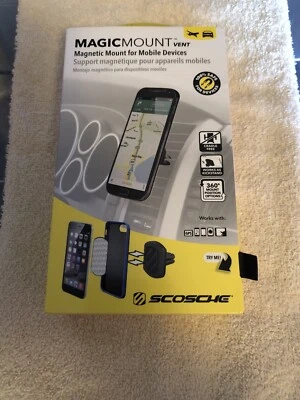 Scosche MAGVM2, MagicMount Magnetic Vent Mount For Mobile Devices iPhone Android - Image 1 of 4